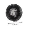 Beavorty 10pcs Elastic Hair Snood Women Hair Bun Holders Mesh Design Medium Comfortable Dancers Nurses and Professional Use view 3
