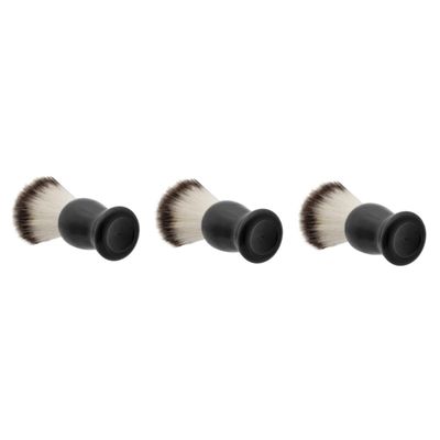 Beavorty 3pcs Beard Styling Tool Plastic Beard Brush Mustache Comb Men's Shave Brush for Daily Cleaning