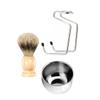 Angoily 2sets Beard Grooming Kit for Men Shaving Tool Bowl Brush Beard Care Accessories view 2