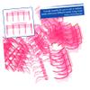 balacoo 30pcs Salon Barber Perm Insulation Clip Holder Bar Hair Curling Rods Hair Perming Tool view 4