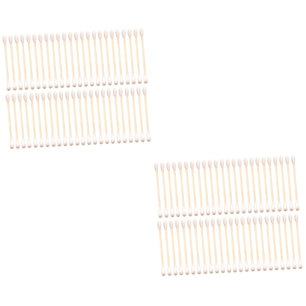 FRCOLOR 600pcs Cotton Swabs for Makeup Removal Double-ended Cotton Buds for Skin Care and Household Use for Cleaning and Care
