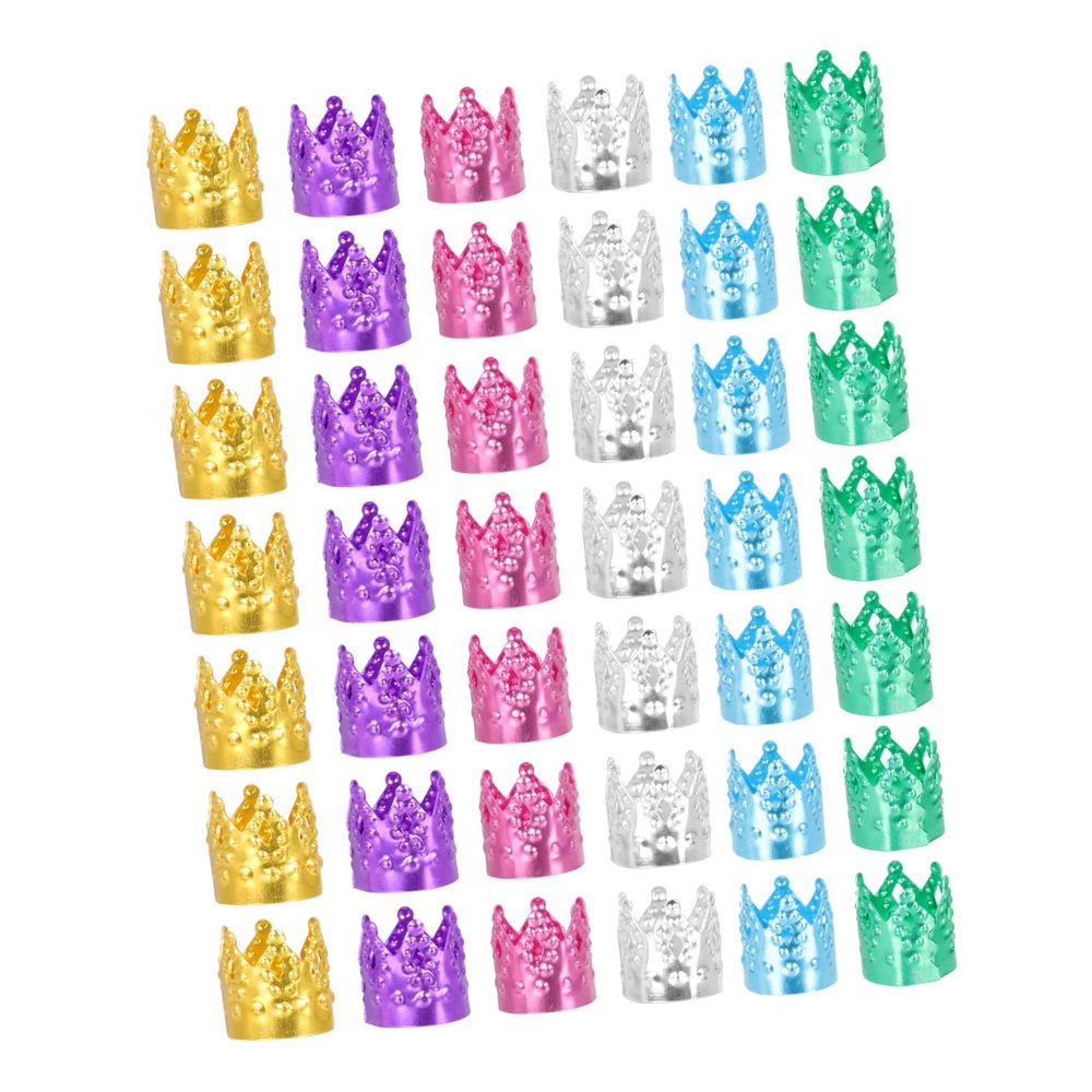 Angoily 100pcs Dreadlocks Cuffs Shape Hair Braids Aluminum Dreadlock Accessories for Stylish Hair Extensions and Hairstyles