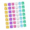 Angoily 100pcs Dreadlocks Cuffs Shape Hair Braids Aluminum Dreadlock Accessories for Stylish Hair Extensions and Hairstyles view 1