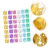 Angoily 100pcs Dreadlocks Cuffs Shape Hair Braids Aluminum Dreadlock Accessories for Stylish Hair Extensions and Hairstyles view 2