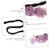 balacoo 1pc Chic Hair Donut Bun Maker Pearl Petal Updo Tool for Women Simple Hair Styling Accessory for Messy Buns and Elegant Hairstyles Long- Unique Design view 4