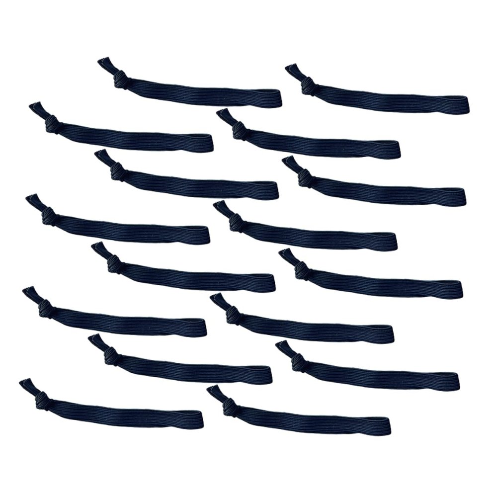 Angoily 30pcs Men Hair Ties Elastic Knotted Headbands No Crease Hair Bands Ponytail Holder Sports Headband