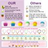 Foxandern Kids Bath Bombs, 6 Pack Mermaid Bath Bombs for Kids, 4 Oz Natural Organic Bubble Shells with Surprise Jewelry, Perfect Birthday, Christmas Party view 3