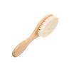 Angoily 2pcs Dense Wool Beard Brush Curved Natural Handle Versatile Shower Brush for Grooming Beards and Boys and Girls Comfortable Natural Oils and Moisturizers view 4
