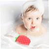 Angoily 2pcs Colorful Bath Sponge for Boys and Girls Gentle Body Scrubber Natural Exfoliating Properties for Showers and view 2