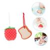Angoily 2pcs Colorful Bath Sponge for Boys and Girls Gentle Body Scrubber Natural Exfoliating Properties for Showers and view 4