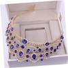 balacoo Luxurious Rhinestone Bridal Crown Headpiece Baroque Wedding Headdress for Bride Perfect Bridal Shower Decorations view 3