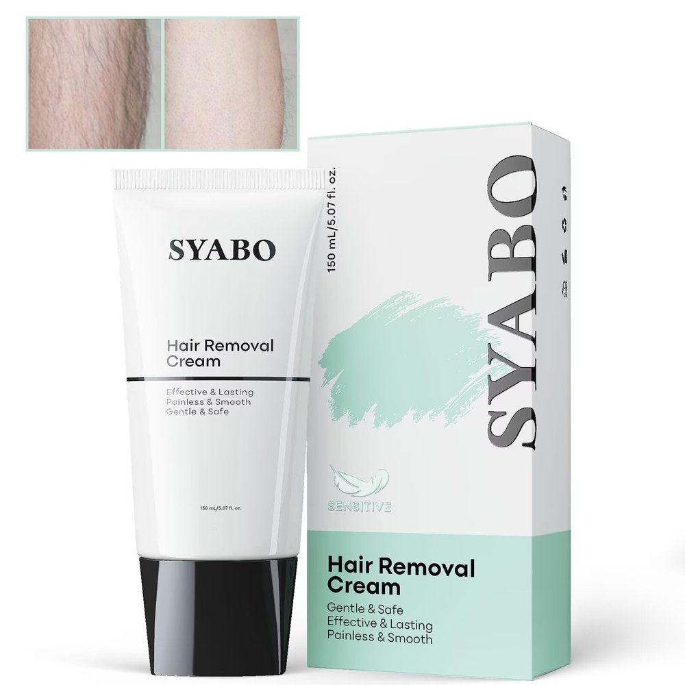Hair Removal Cream: Intimate/Private Hair Removal For Women & Men - Painless Depilatory Cream Lotion for Bikini, Legs, Arms, Underarms and Body, Sensitive Formula for All Skin Types, 5FL OZ