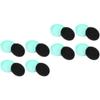 NOLITOY 8pcs Makeup Brush Cleaning Sponge Pad Reusable Eye Shadow Brush Cleaner for Easy Cosmetic Removal Portable and Scrubber Tool view 1