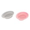 Cosmetic Brush Cleaning Bowl Set Portable and Reusable, Foldable Silicone Makeup Brush Cleansing Mat for Women and Girls view 2