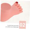 Ipetboom Manicure Foot Model 2 Pack for Nail Art Practice Silicone Pedicure Training Tool with Realistic Skin Touch Lightweight and Durable Fake Feet view 2