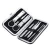 8 Pcs Nail Clippers Set,Stainless Steel Fingernail Toenail Cutter Clippers Portable Professional Pedicure Set Nail Scissors Kit (black) view 1