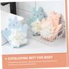 Angoily 3pcs Bath Gloves for Shower Mitt Glove Body Exfoliator Spa Massage Mitt Scrub Wash Bath Scubs for Soft Smooth Revitalized Skin view 4