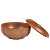 FOMIYES 3pcs Men Shaving Bowl Lid Shaving Soap Bowl for Men Beard Soap Storage Wooden for Home Barber Shop view 2