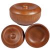 FOMIYES 3pcs Men Shaving Bowl Lid Shaving Soap Bowl for Men Beard Soap Storage Wooden for Home Barber Shop view 4