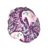 WURTON flower-elephant Print Soft Shower Cap for Women, Reusable Environmental Protection Hair Bath Caps view 2