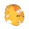 WURTON Chicken Chick Print Soft Shower Cap for Women, Reusable Environmental Protection Hair Bath Caps view 2