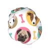 WURTON Dogs pattern Print Soft Shower Cap for Women, Reusable Environmental Protection Hair Bath Caps view 2