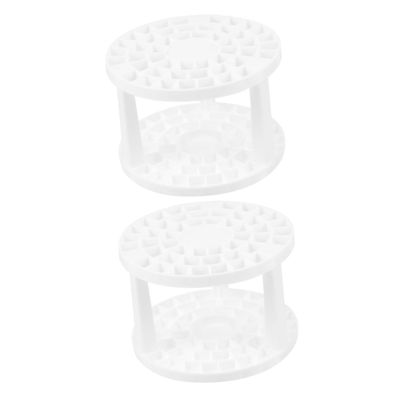 balacoo 2pcs Detachable Makeup Brush Holder Quirky Storage Rack Makeup Brush Organizer