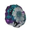 WURTON Colorful Flower Print Soft Shower Cap for Women, Reusable Environmental Protection Hair Bath Caps view 2