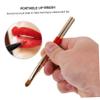 balacoo 6pcs Double-ended Lip Concealer Brush Retractable Makeup Brush Double-sided Facial for Mask Makeup view 4