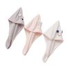 Angoily Microfiber Hair Towel Wraps 3pc Set Fast Drying Cap Soft Fleece for Women's Hair Care view 1