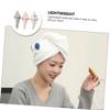 Angoily Microfiber Hair Towel Wraps 3pc Set Fast Drying Cap Soft Fleece for Women's Hair Care view 3