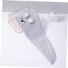 Angoily Microfiber Hair Towel Wraps 3pc Set Fast Drying Cap Soft Fleece for Women's Hair Care view 4