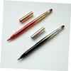 balacoo 2pcs Flexible Lipstick Applicator Brush Lip Makeup Tool Retractable Lip Brush Metal Shell Portable Gloss Applicator Makeup view 4
