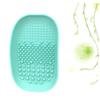 balacoo 3pcs Makeup Brush Cleaning Plate Makeup Brush Scrubber Material Easy to Clean Compact Design view 3