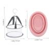Balacoo 2 Sets Makeup Brush Cleaning Mounted Drying Rack Makeup Sponge Foldable Hangers Silicone Dish Sponge Brush Cleaner Mat Brush Cleaner Pad Makeup Puff Drying Beauty Egg Fabric Tool, 19.5x19.5cm view 2