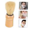 Housoutil Beard Grooming Brush Hair Salon Shaving Brush Barber Brush Neck Duster Men's Shaving Brush Wood Bristle Combination view 2