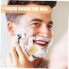 Housoutil Beard Grooming Brush Hair Salon Shaving Brush Barber Brush Neck Duster Men's Shaving Brush Wood Bristle Combination view 4