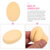 Balacoo 18 Pcs Puff Face Sponge for Makeup Loose Sponge Compact Powder Puffs Beauty Sponges Mini Sponges Makeup Dual-use Powder Puff Girl Hydrophilic Polyurethane Loose Powder, Yellow view 4
