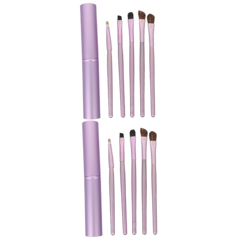 balacoo 10pcs Professional Makeup Brush Eye Shadow Brush Women Eye Shadow Makeup Tool Lipstick Applicator