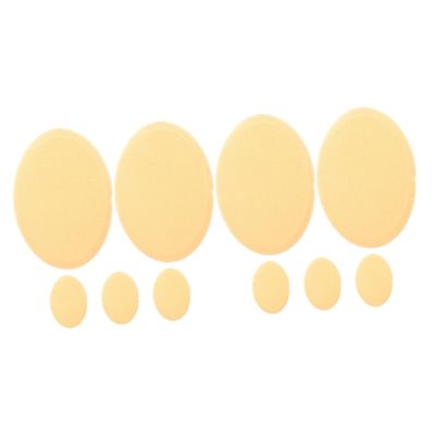 balacoo 10pcs Oval Makeup Puff Wet Sponge Applicators for Loose Powder Blush Liquid Foundation for Birthdays Mother Day Valentine Day