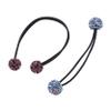 DOITOOL 3pcs Shiny Rhinestone Hair Tie Elegant Ponytail Holders for Parties Weddings and Daily Use Includes and Ab Accessory view 1