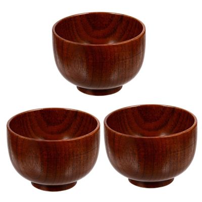 Housoutil 3pcs Pogonotomy Cleansing Bowl Lather Bowl Large Wet Shaving Holder Mens Shaving Cream Dipping Sauce Cup Salon Coloring Bowl Shaving Bowl Soap Men Soap Sunroof Face Travel Wooden