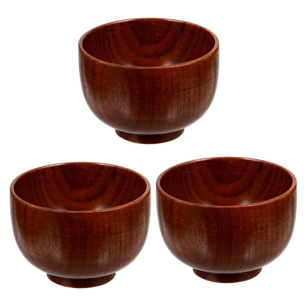 Housoutil 3pcs Pogonotomy Cleansing Bowl Lather Bowl Large Wet Shaving Holder Mens Shaving Cream Dipping Sauce Cup Salon Coloring Bowl Shaving Bowl Soap Men Soap Sunroof Face Travel Wooden