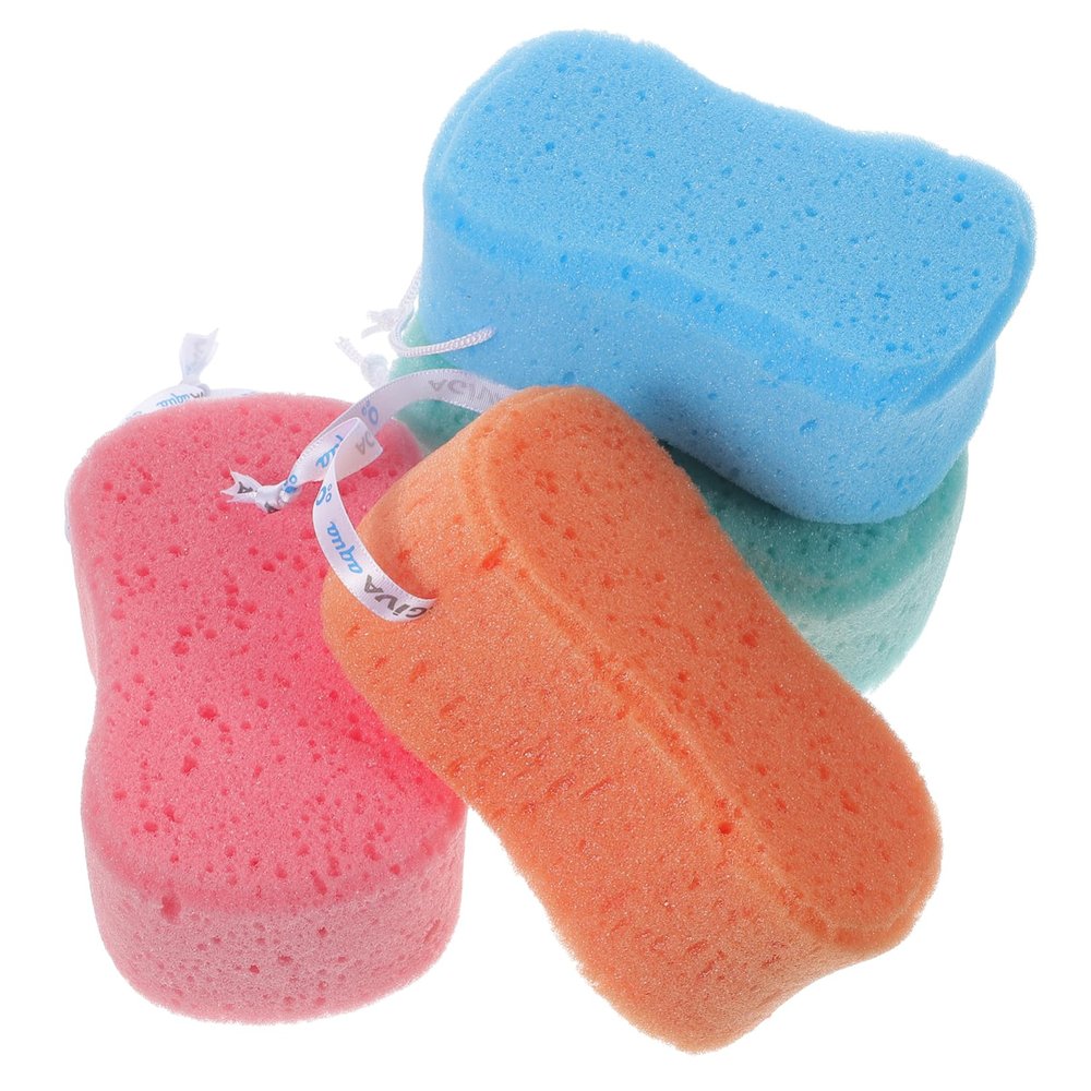 balacoo 8pcs Bath Sponges for Body Cleaning Soft Exfoliating Bath Scrubbers for Boy Girl Adults for Gentle Skin Massage and Relaxation