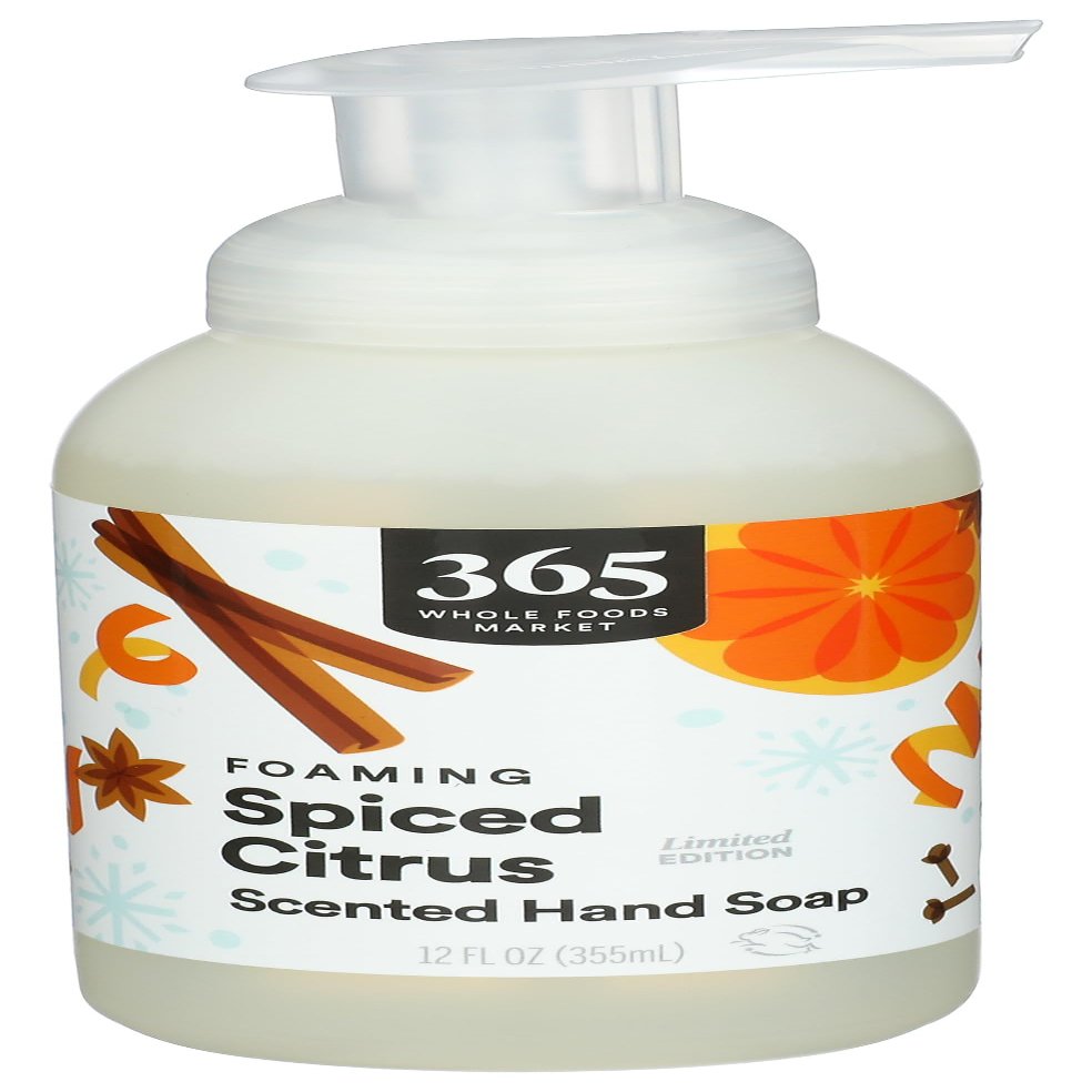 365 by Whole Foods Market, Foaming Hand Soap, Spiced Citrus, 12 Fl Oz