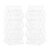 ABOOFAN 2pcs Clear Acrylic Lipstick Organizer Stylish Makeup Display Holder for Vanity Capacity Lip Gloss Storage and Lightweight Design for Desk and Dresser Use view 1