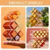 ABOOFAN 2pcs Clear Acrylic Lipstick Organizer Stylish Makeup Display Holder for Vanity Capacity Lip Gloss Storage and Lightweight Design for Desk and Dresser Use view 3