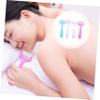 balacoo 12pcs Facial Skin Roller Manual Massaging Tool for Face Neck Ergonomic Design Promotes Circulation Collagen Production Reduces Dark Circles Random Colors view 3
