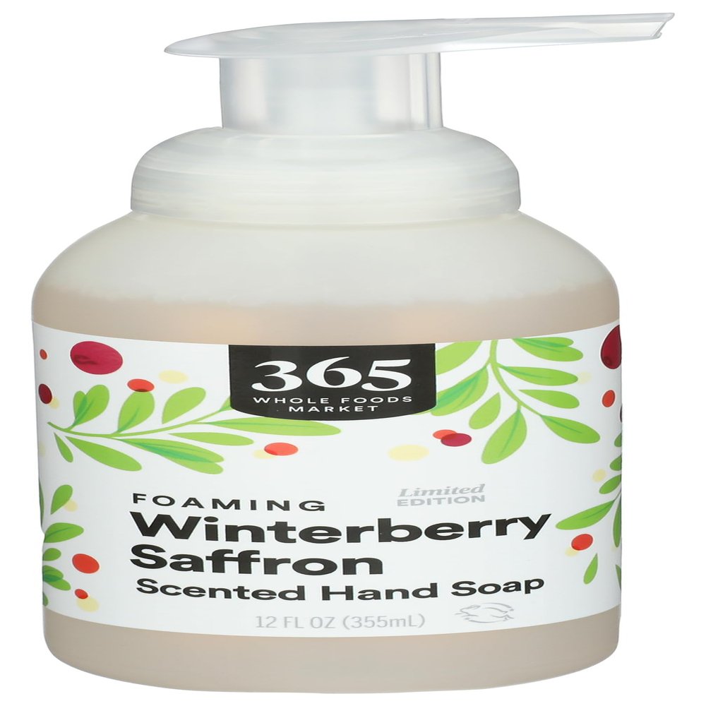 365 by Whole Foods Market, Foaming Hand Soap, Winterberry Saffron, 12 Fl Oz