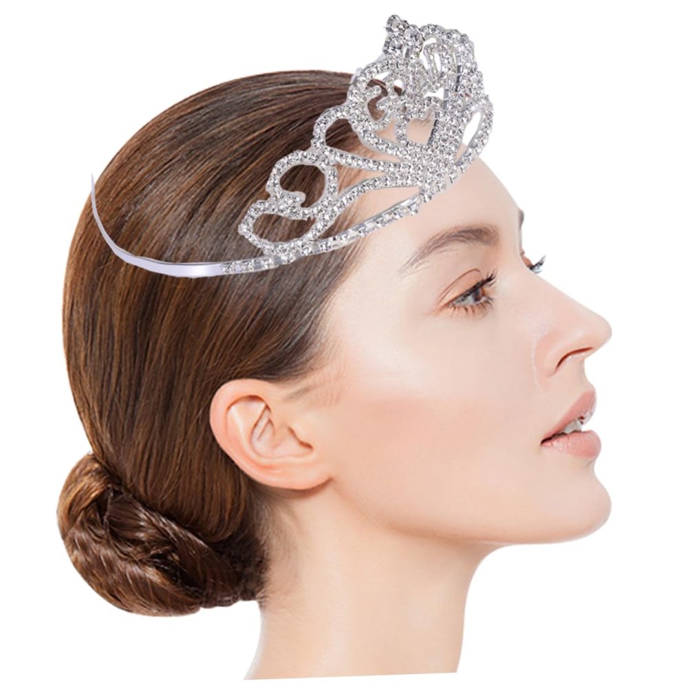 Beaupretty Bridal Shower Favors Rhinestone Crown Comb Wedding Headpiece for Bride